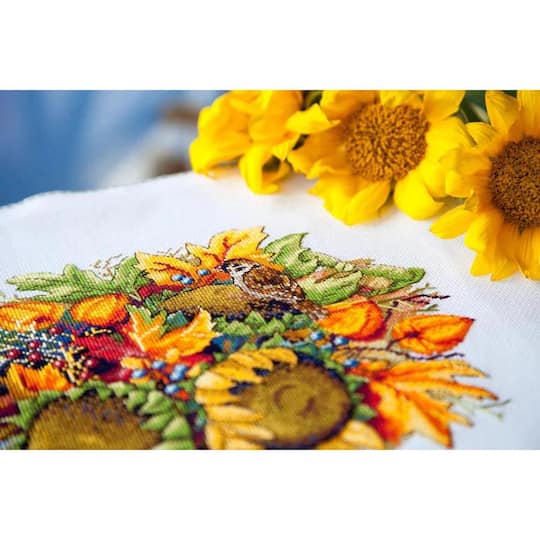 Merejka® Sunflowers Counted Cross-Stitch Kit